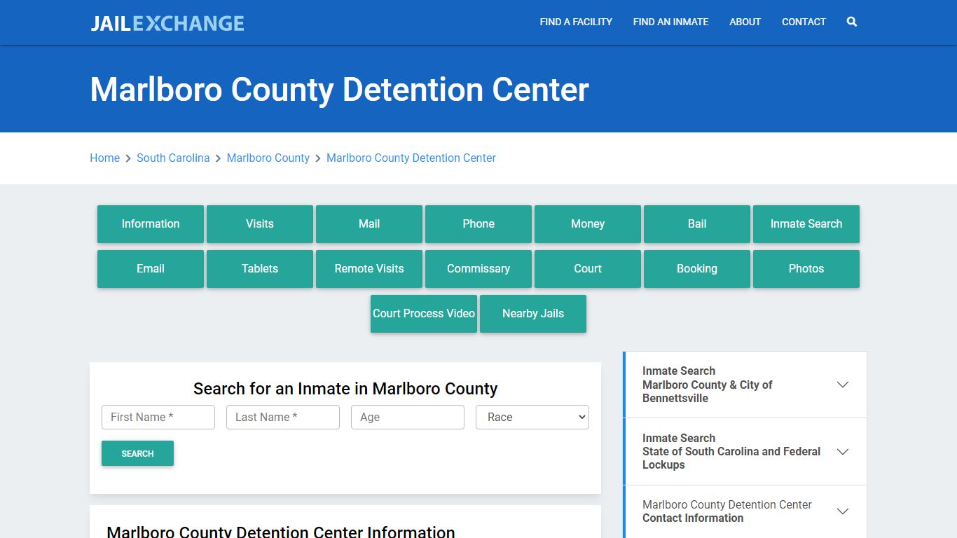 Marlboro County Detention Center - Jail Exchange