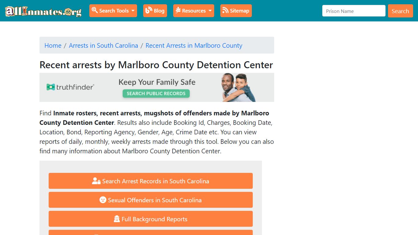 Recent arrests by Marlboro County Detention Center